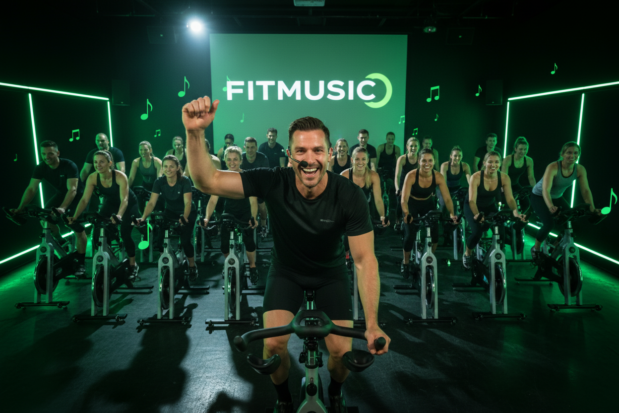 Clase de Spinning Fitmusic